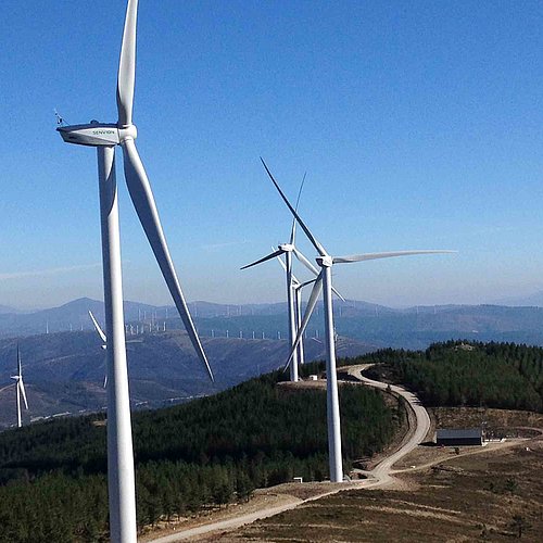 Windpark in Portugal