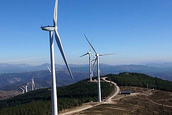 Windpark in Portugal